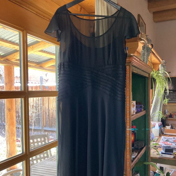 Liz Claiborne Black Midi Dress - Picture 4 of 11